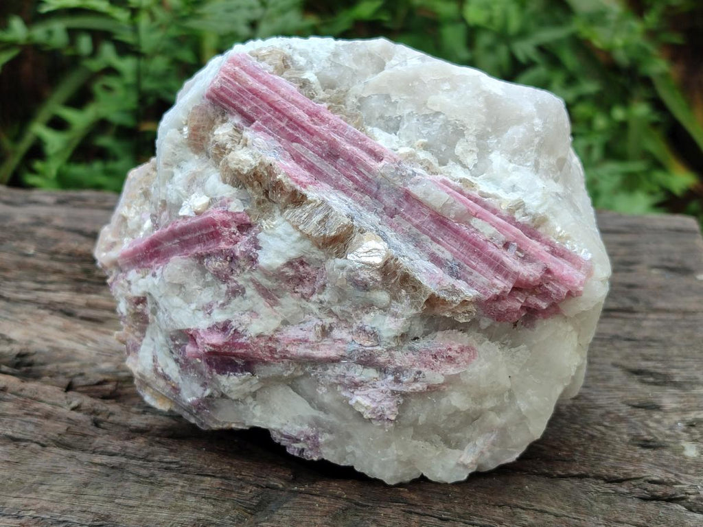 Natural Pink Rubellite Tourmaline Specimens x 3 From Karibib, Namibia - Toprock Gemstones and Minerals 