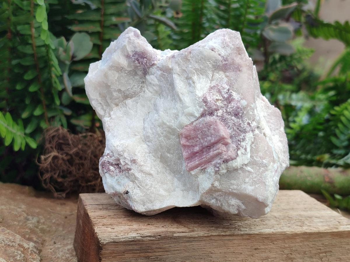 Natural Pink Rubellite Tourmaline Specimens x 3 From Karibib, Namibia - Toprock Gemstones and Minerals 