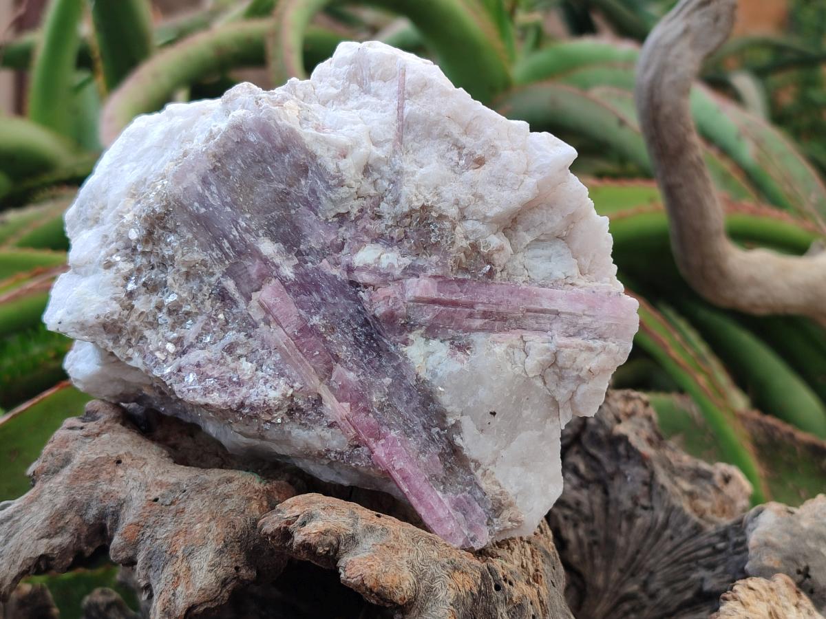 Natural Pink Rubellite Tourmaline Specimens x 3 From Karibib, Namibia - Toprock Gemstones and Minerals 