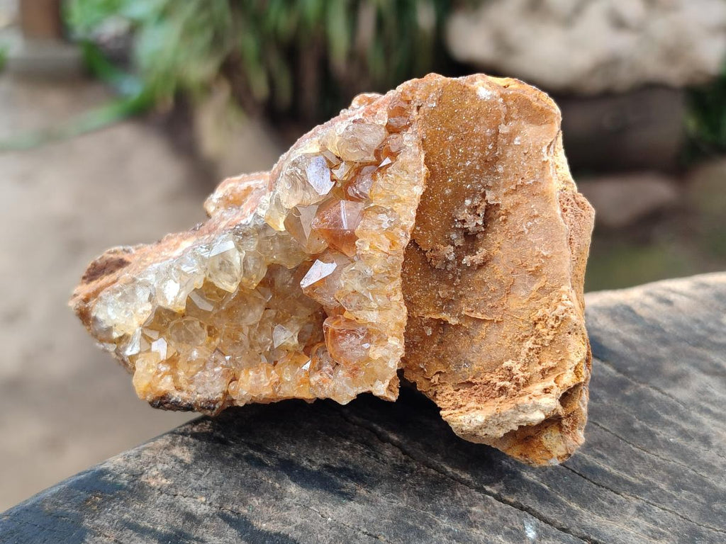 Natural Golden Limonite Quartz Clusters x 12 From Solwezi, Zambia - Toprock Gemstones and Minerals 