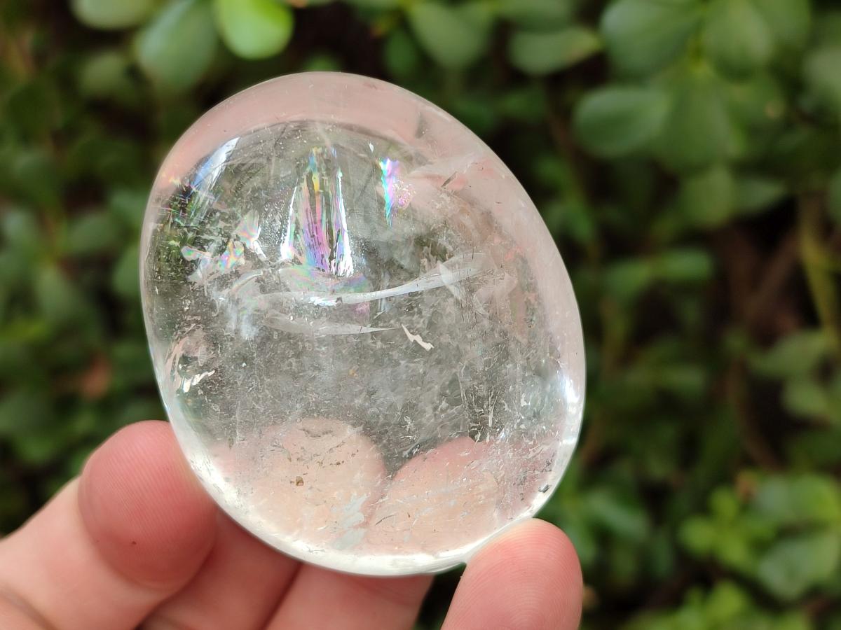 Polished Rock Crystal Galets x 24 From Amoron’i Mania, Madagascar - Toprock Gemstones and Minerals 