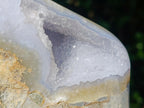 Polished Large Blue Lace Agate Standing Display Piece x 1 From Nsanje, Malawi - Toprock Gemstones and Minerals 