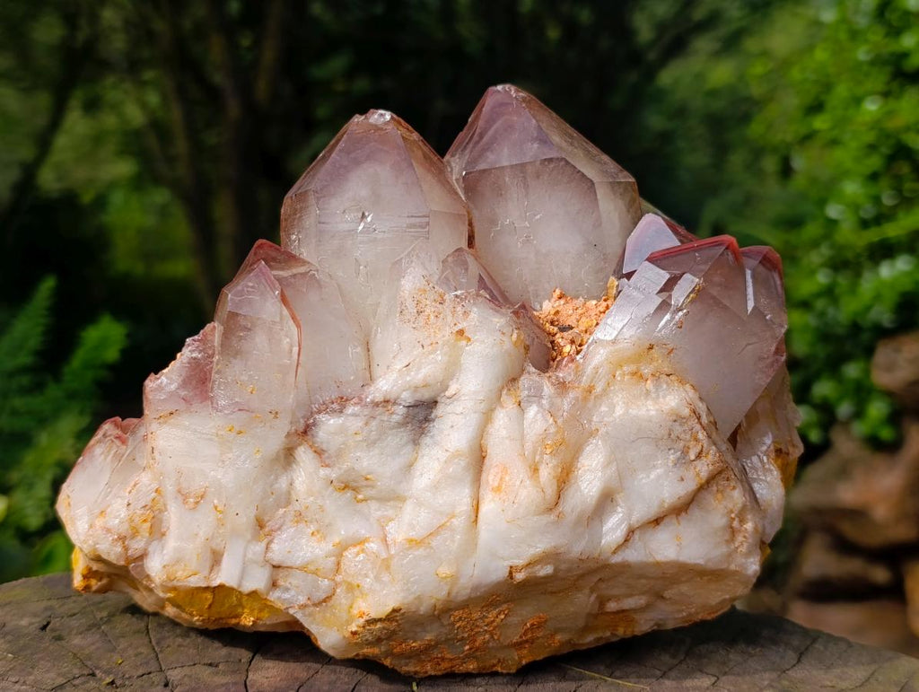 Natural Large Red Hematoid Quartz Cluster x 1 From Karoi, Zimbabwe - Toprock Gemstones and Minerals 