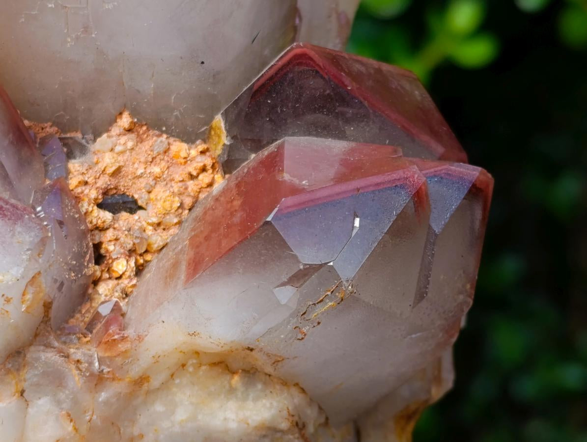 Natural Large Red Hematoid Quartz Cluster x 1 From Karoi, Zimbabwe