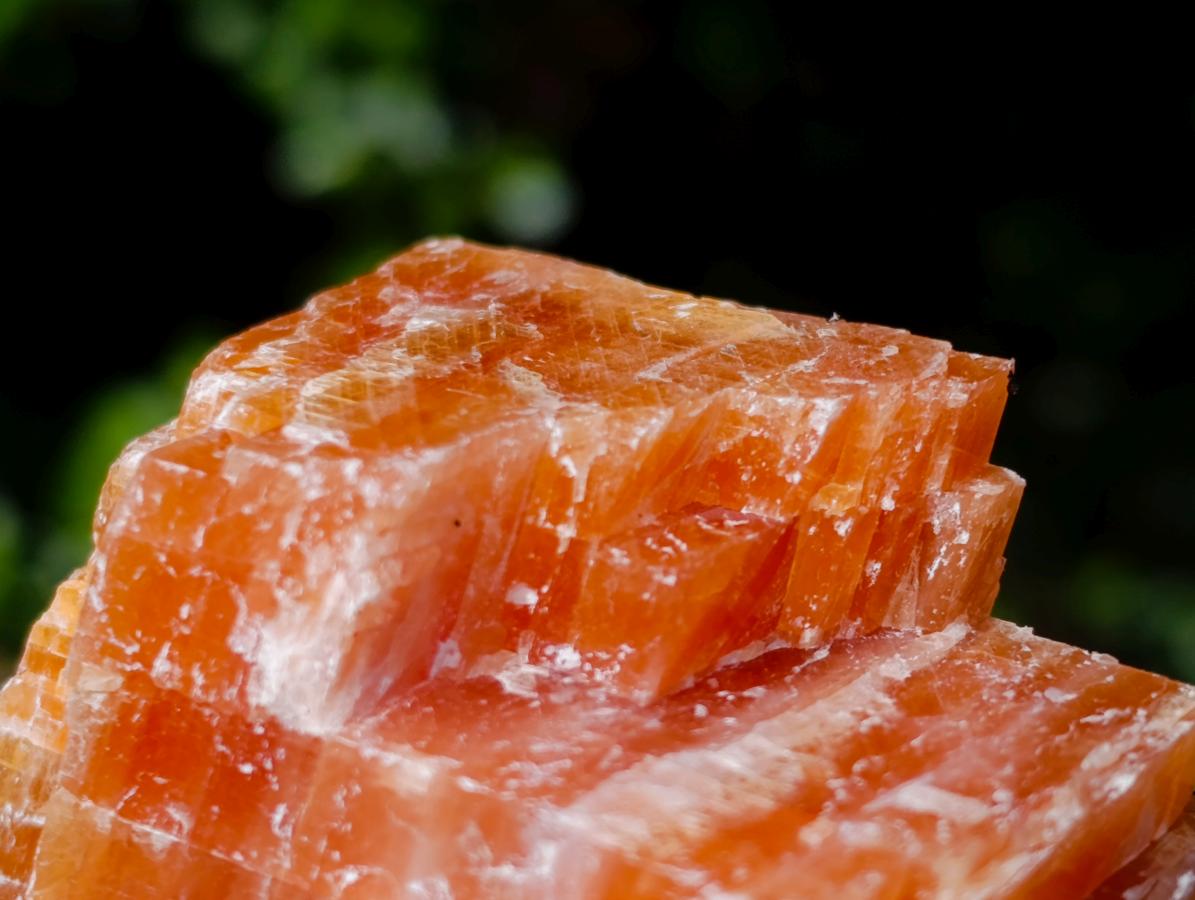 Natural Rhombohedral Sunset Orange Calcite Specimens x 12 From Spitzkop, Namibia - Toprock Gemstones and Minerals 