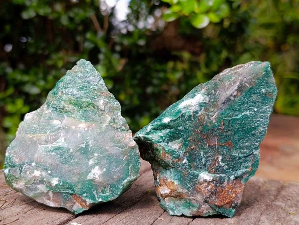Natural Swazi Jade Cobbed Specimens x 12 From Swaziland - Toprock Gemstones and Minerals 