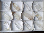 Polished Clear Quartz Display Crystals x 12 From Madagascar - Toprock Gemstones and Minerals 
