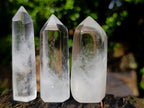 Polished Clear Quartz Display Crystals x 12 From Madagascar - Toprock Gemstones and Minerals 