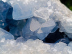 Natural Large Blue Celestite Geode Specimen x 1 From Sakoany, Madagascar - Toprock Gemstones and Minerals 