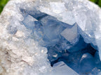 Natural Large Blue Celestite Geode Specimen x 1 From Sakoany, Madagascar - Toprock Gemstones and Minerals 