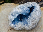 Natural Large Blue Celestite Geode Specimen x 1 From Sakoany, Madagascar - Toprock Gemstones and Minerals 