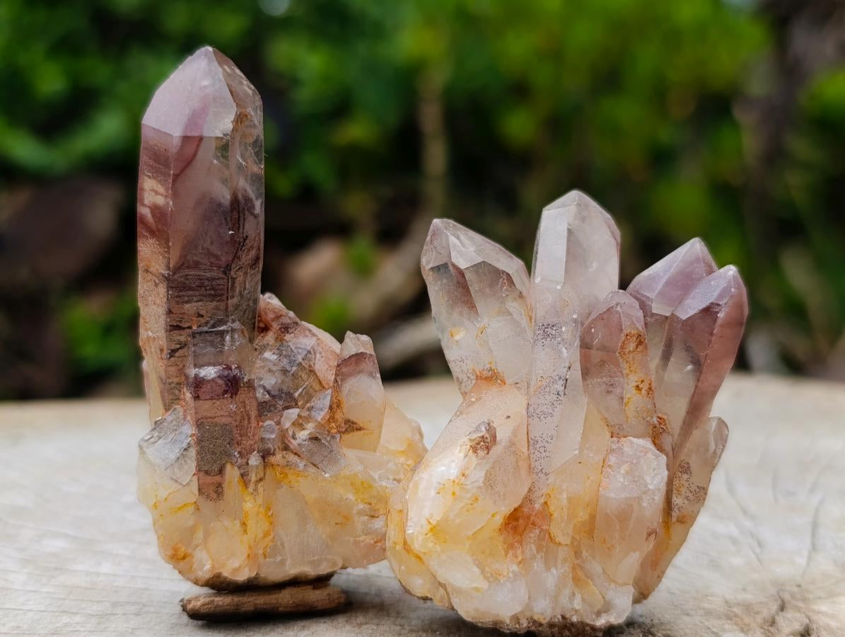 Natural Red Hematoid Quartz Crystals x 35 From Karoi, Zimbabwe - Toprock Gemstones and Minerals 