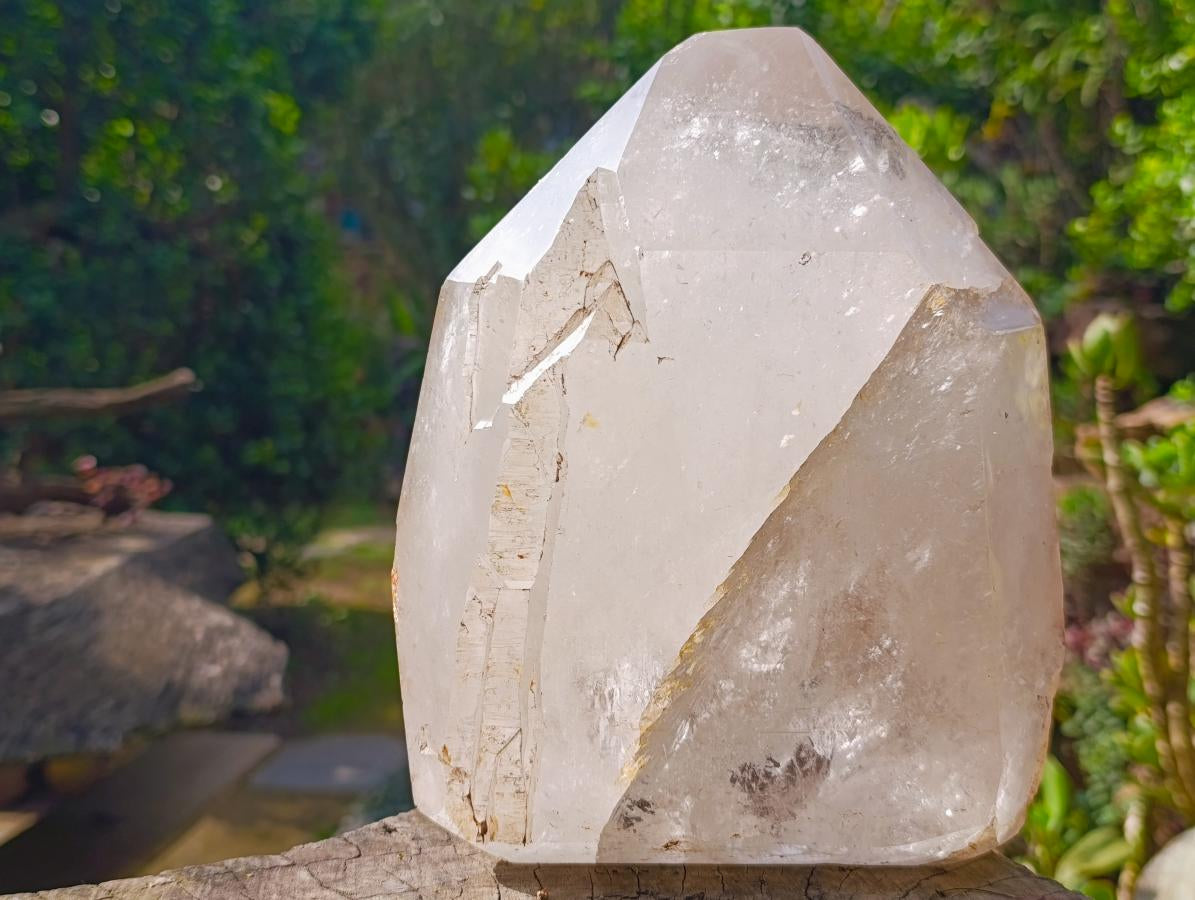 Polished XL Tabular Smokey Quartz Crystal x 1 From Angola - Toprock Gemstones and Minerals 