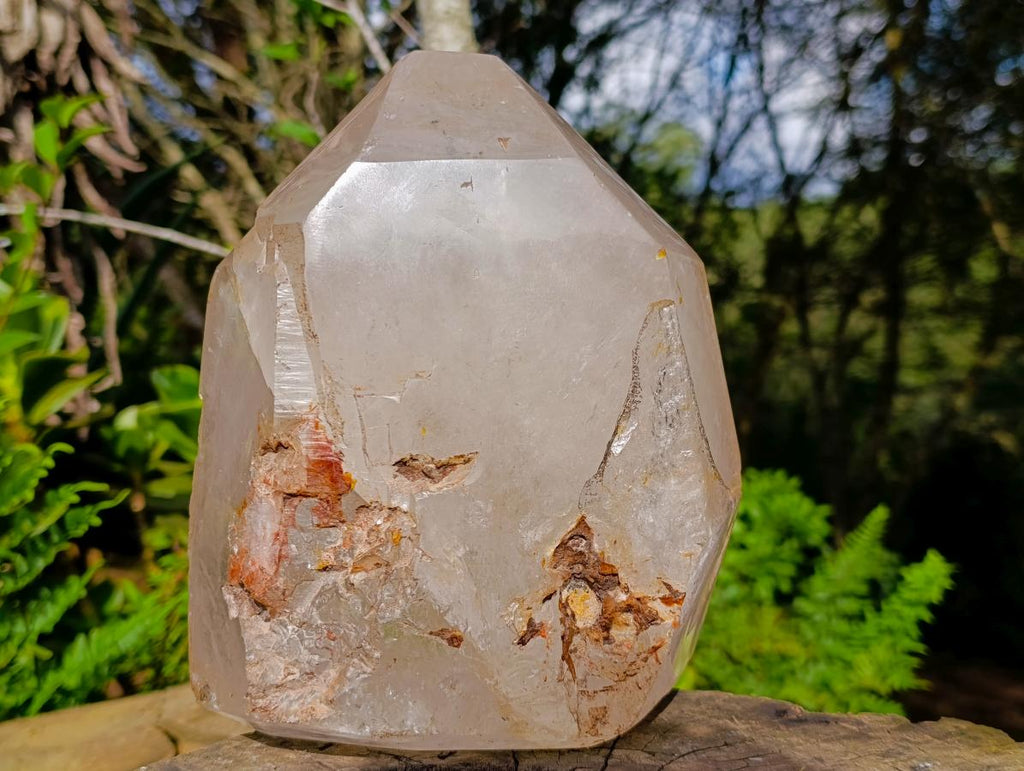 Polished XL Tabular Smokey Quartz Crystal x 1 From Angola - Toprock Gemstones and Minerals 
