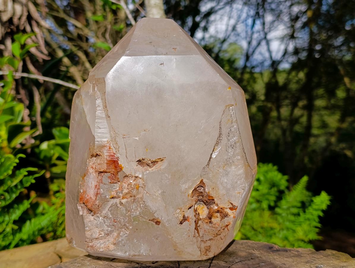 Polished XL Tabular Smokey Quartz Crystal x 1 From Angola - Toprock Gemstones and Minerals 