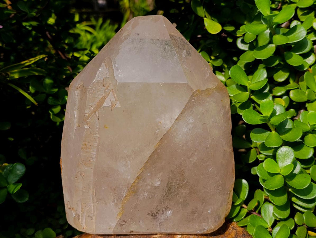 Polished XL Tabular Smokey Quartz Crystal x 1 From Angola - Toprock Gemstones and Minerals 