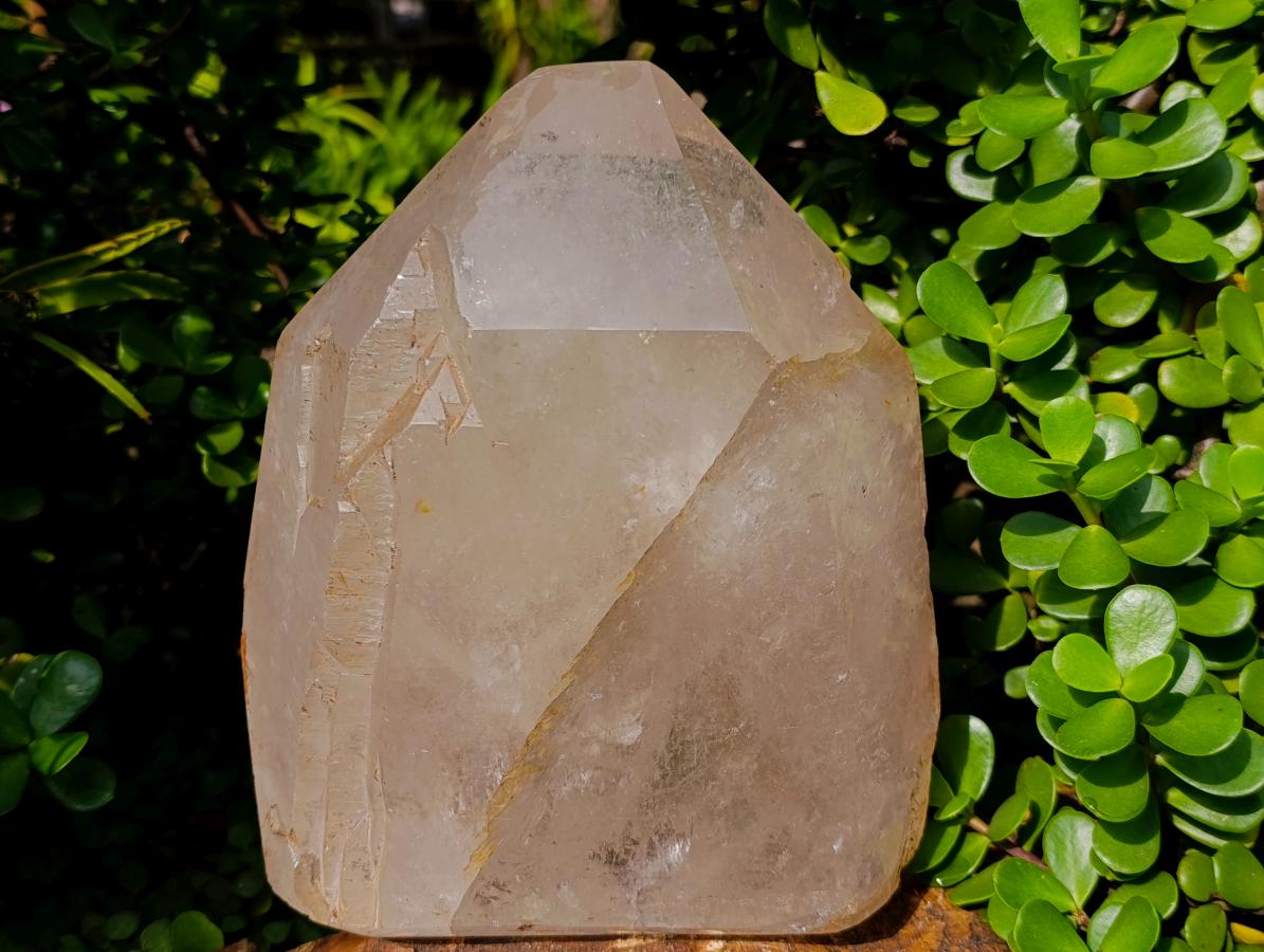 Polished XL Tabular Smokey Quartz Crystal x 1 From Angola - Toprock Gemstones and Minerals 