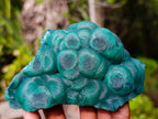 Natural Botryoidal Malachite Specimens x 3 From Congo - Toprock Gemstones and Minerals 