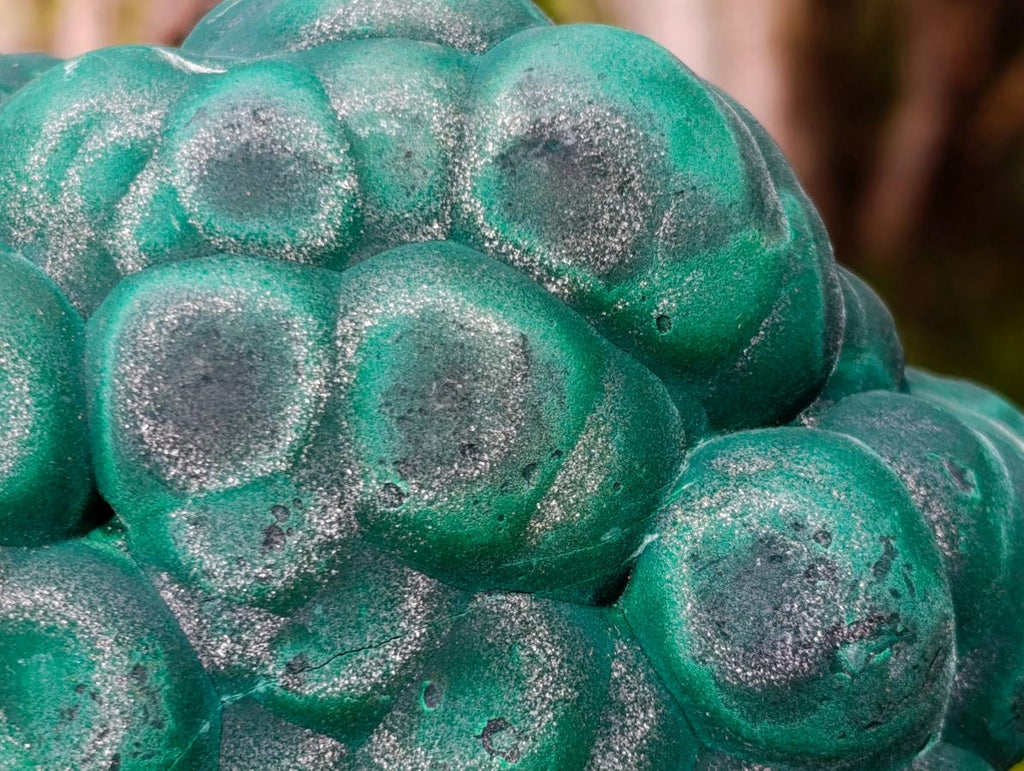 Natural Botryoidal Malachite Specimens x 3 From Congo - Toprock Gemstones and Minerals 
