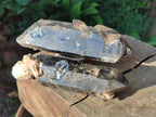 Natural Smokey Quartz Crystals x 5 From Malawi - Toprock Gemstones and Minerals 