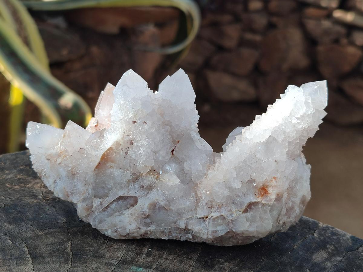 Natural White Spirit Amethyst Clusters x 3 From Boekenhouthoek, South Africa - Toprock Gemstones and Minerals 