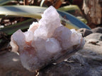 Natural White Spirit Amethyst Clusters x 3 From Boekenhouthoek, South Africa - Toprock Gemstones and Minerals 