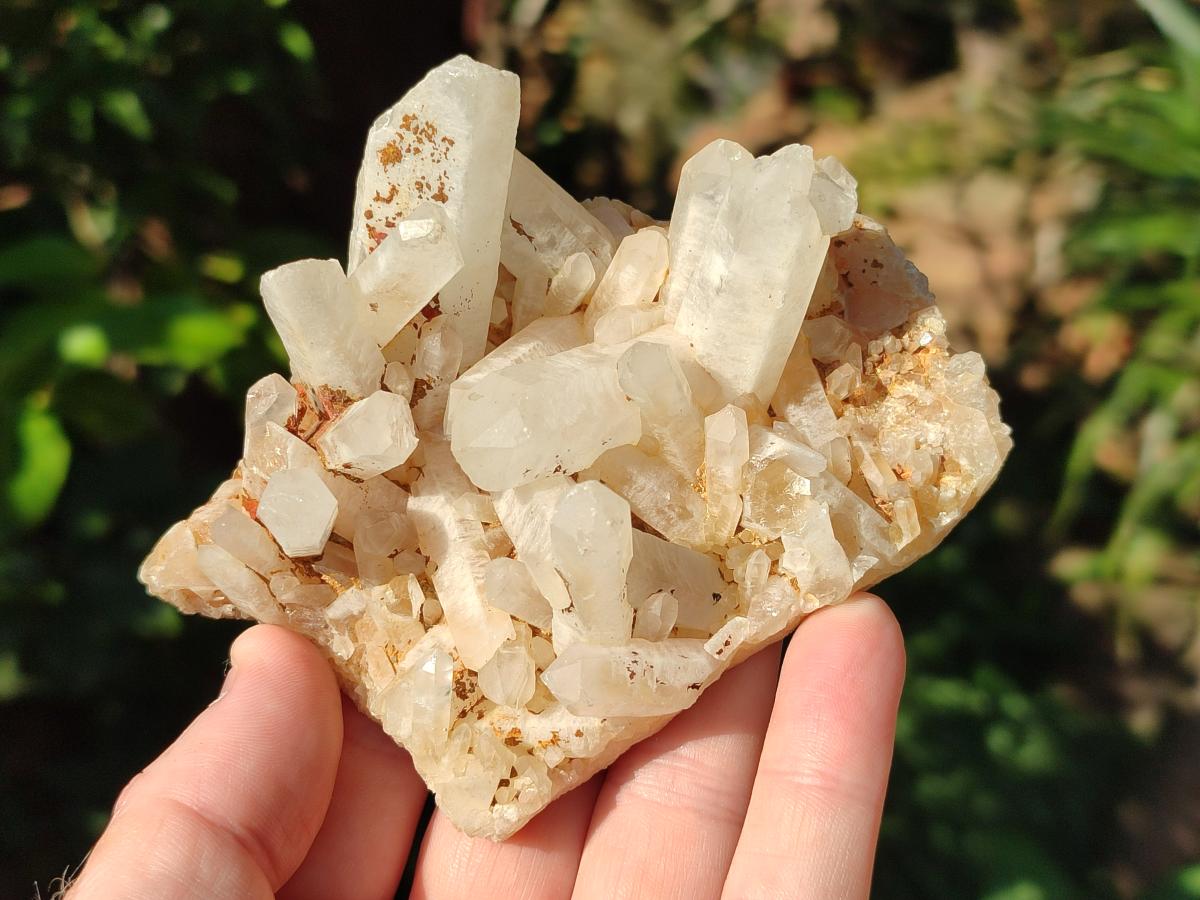 Natural Malagasy Quartz Crystal Clusters x 12 From Madagascar - Toprock Gemstones and Minerals 