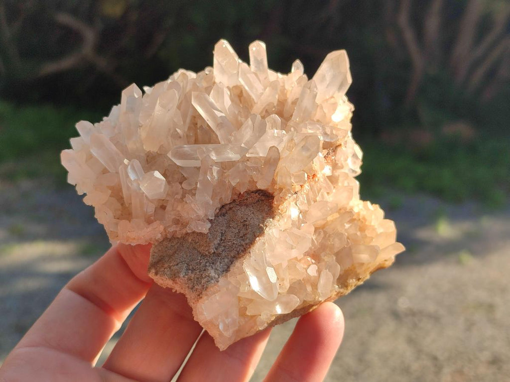Natural Malagasy Quartz Crystal Clusters x 12 From Madagascar - Toprock Gemstones and Minerals 