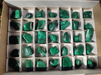 Polished Flower Banded Malachite Free Forms x 35 From Congo - Toprock Gemstones and Minerals 