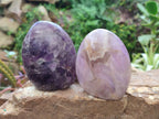 Polished Purple Chevron Amethyst Standing Free Forms x 4 From Madagascar - Toprock Gemstones and Minerals 