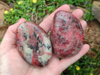 Polished Rhodonite Free Forms x 6 From Rhusinga, Zimbabwe - Toprock Gemstones and Minerals 