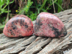 Polished Rhodonite Free Forms x 6 From Rhusinga, Zimbabwe - Toprock Gemstones and Minerals 