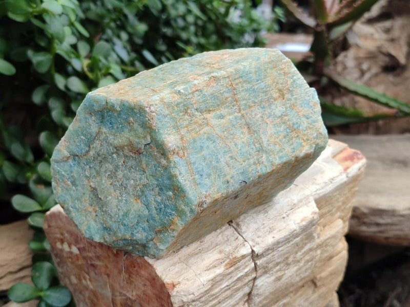 Natural Cobbed Aquamarine Specimens x 2 From Northern Cape, South Africa - Toprock Gemstones and Minerals 