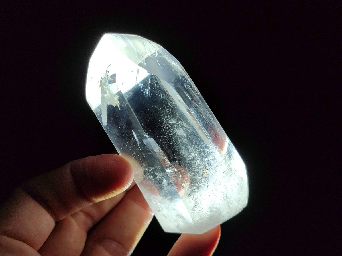 Polished Clear Optic Quartz Display Crystals x 6 From Madagascar - Toprock Gemstones and Minerals 