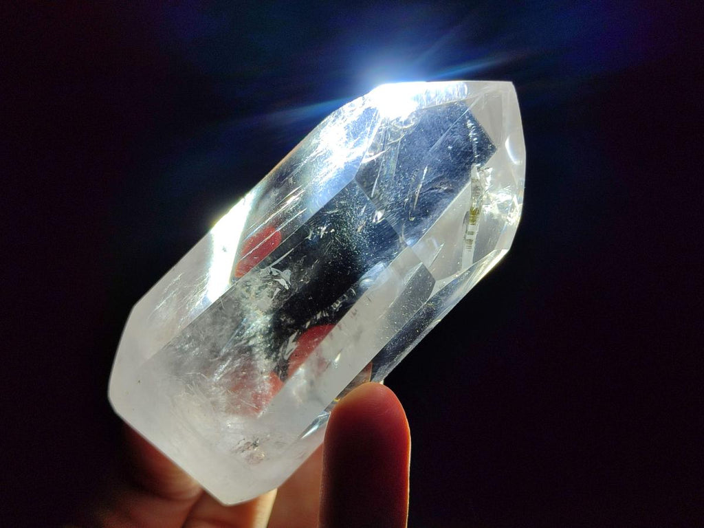 Polished Clear Optic Quartz Display Crystals x 6 From Madagascar - Toprock Gemstones and Minerals 