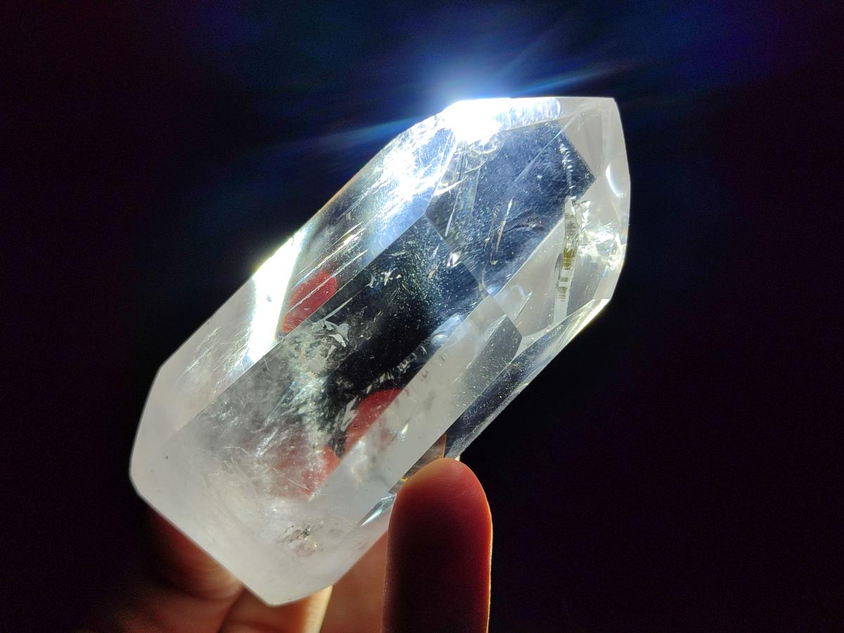 Polished Clear Optic Quartz Display Crystals x 6 From Madagascar - Toprock Gemstones and Minerals 