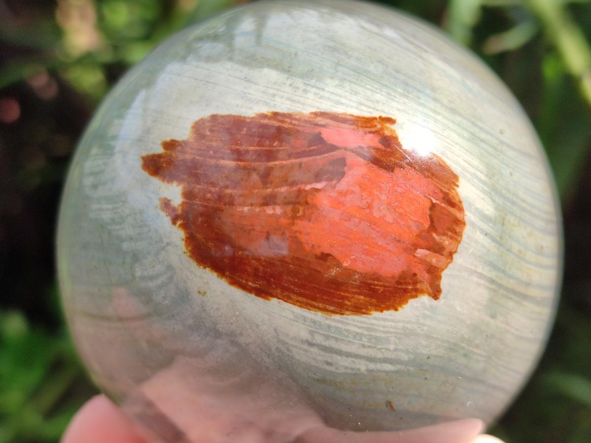 Polished Polychrome Jasper Spheres x 4 From NW Coast, Madagascar - Toprock Gemstones and Minerals 