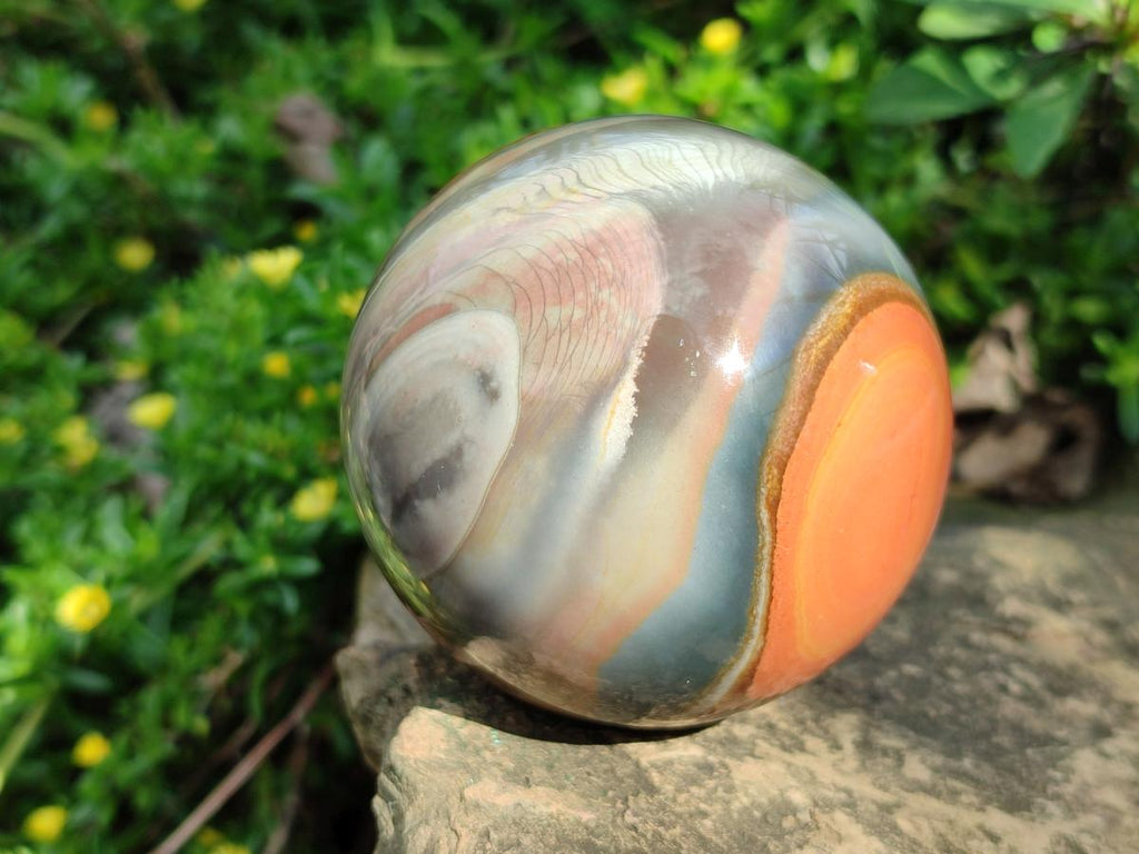 Polished Polychrome Jasper Spheres x 4 From NW Coast, Madagascar - Toprock Gemstones and Minerals 