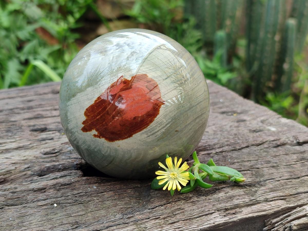 Polished Polychrome Jasper Spheres x 4 From NW Coast, Madagascar - Toprock Gemstones and Minerals 