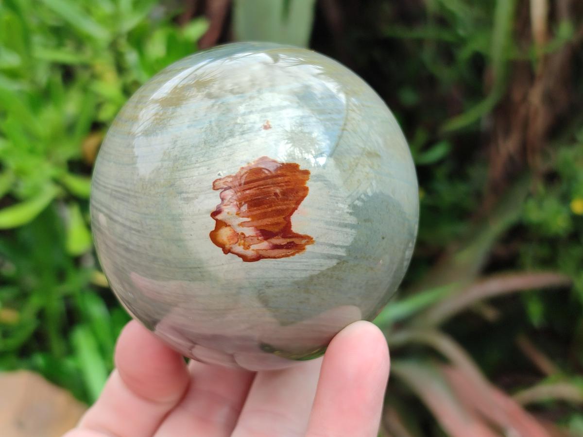 Polished Polychrome Jasper Spheres x 4 From NW Coast, Madagascar - Toprock Gemstones and Minerals 