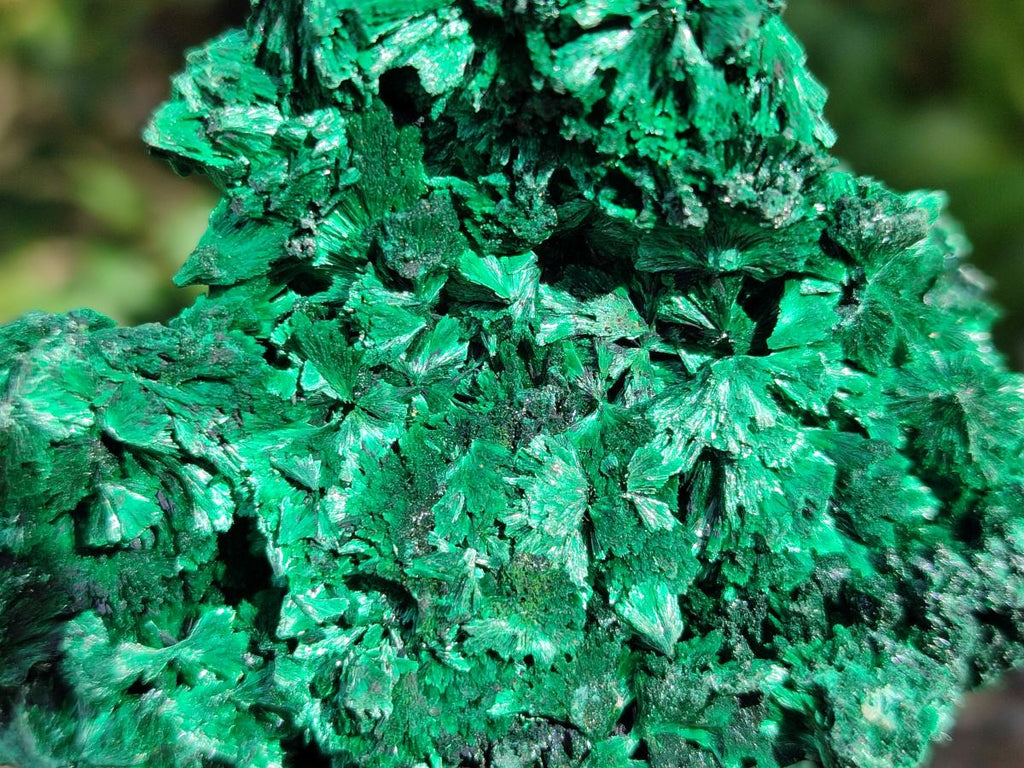 Natural Silky Malachite Specimens x 5 From Kasompe, Congo - Toprock Gemstones and Minerals 