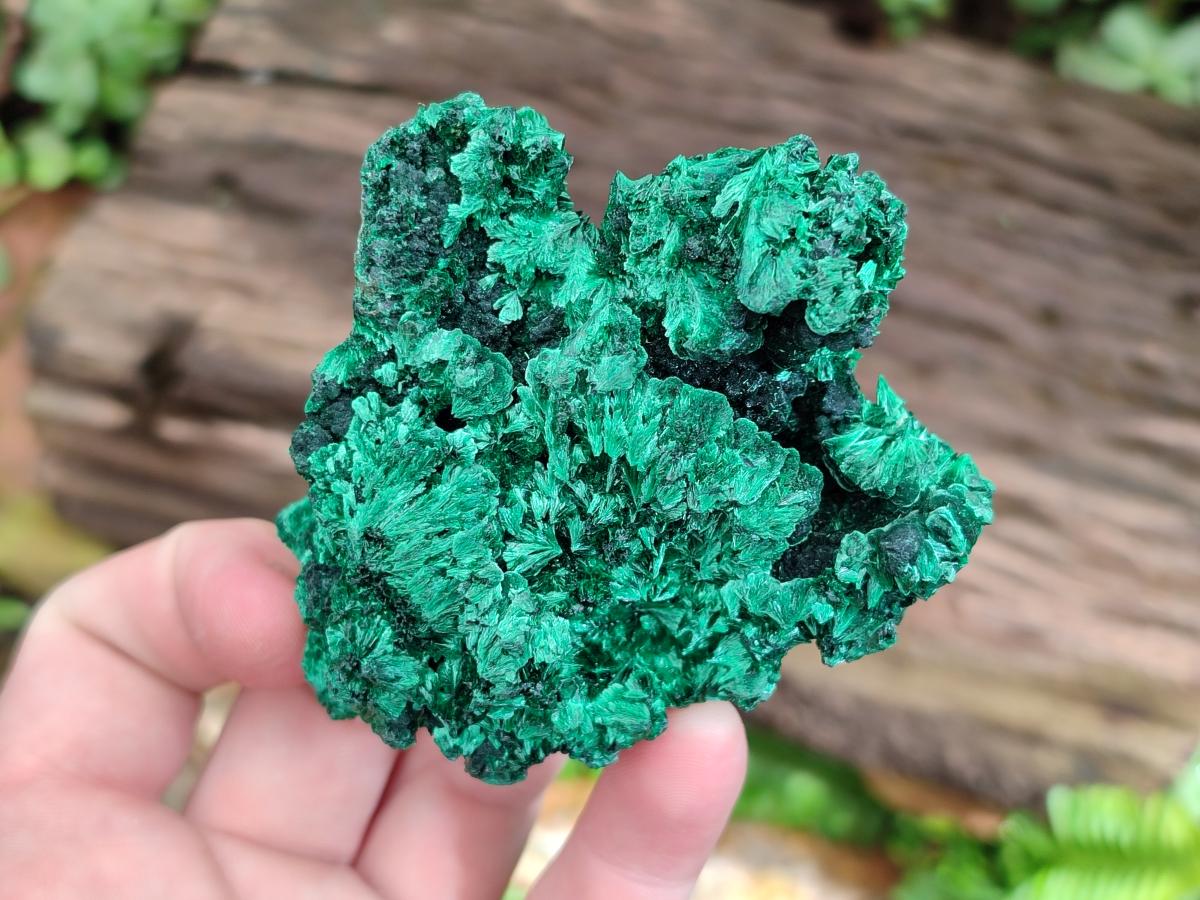 Natural Silky Malachite Specimens x 5 From Kasompe, Congo - Toprock Gemstones and Minerals 