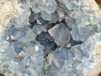 Natural XL Blue Celestite Geode Specimen x 1` From Sakoany, Madagascar - Toprock Gemstones and Minerals 
