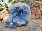 Natural XL Blue Celestite Geode Specimen x 1` From Sakoany, Madagascar - Toprock Gemstones and Minerals 
