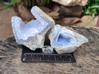 Natural Blue Lace Agate Geode Specimens x 24 From Nsanje, Malawi - Toprock Gemstones and Minerals 