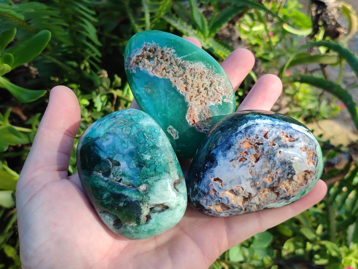Polished Super Rare Mtorolite Free Forms x 12 From Mutorashanga, Zimbabwe - Toprock Gemstones and Minerals 