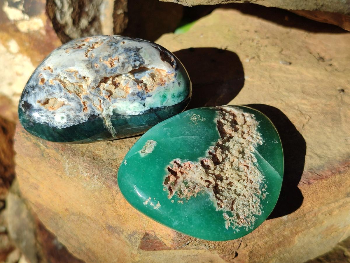 Polished Super Rare Mtorolite Free Forms x 12 From Mutorashanga, Zimbabwe - Toprock Gemstones and Minerals 