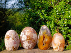 Polished Flower Agate Standing Display Pieces x 4 From Antsahalova, Madagascar - Toprock Gemstones and Minerals 