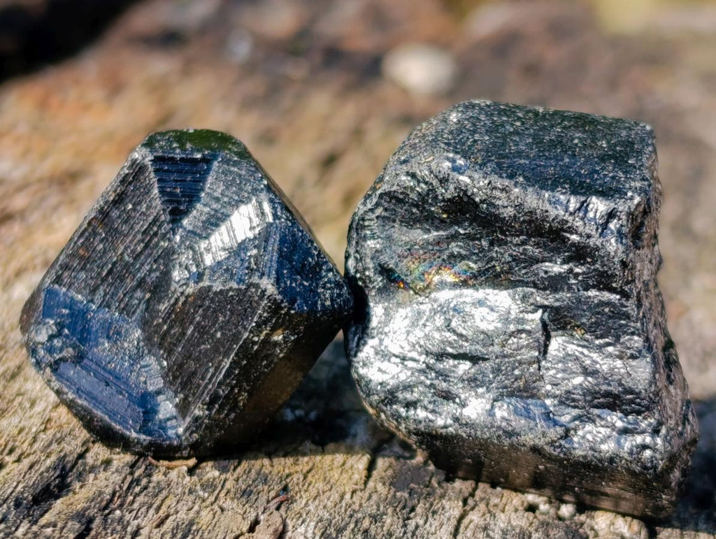 Natural Alluvial Schorl Black Tourmaline Crystals x 2 Kg Lot From Zimbabwe - Toprock Gemstones and Minerals 