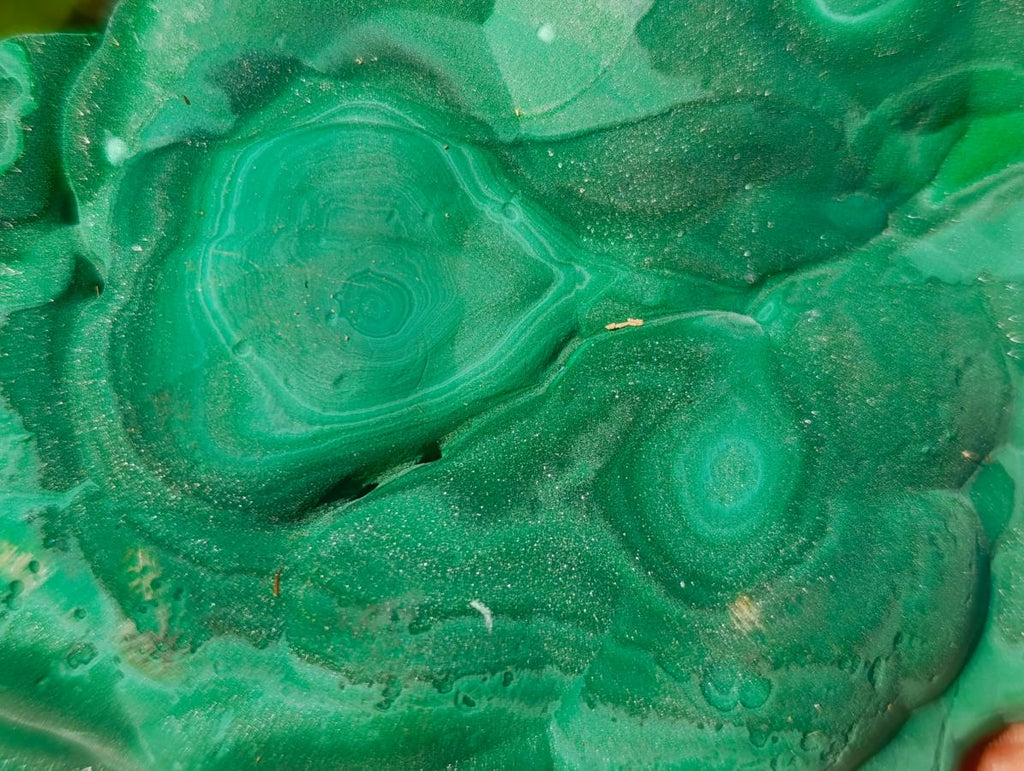 Natural Botryoidal Malachite Specimens x 2 From Congo - Toprock Gemstones and Minerals 